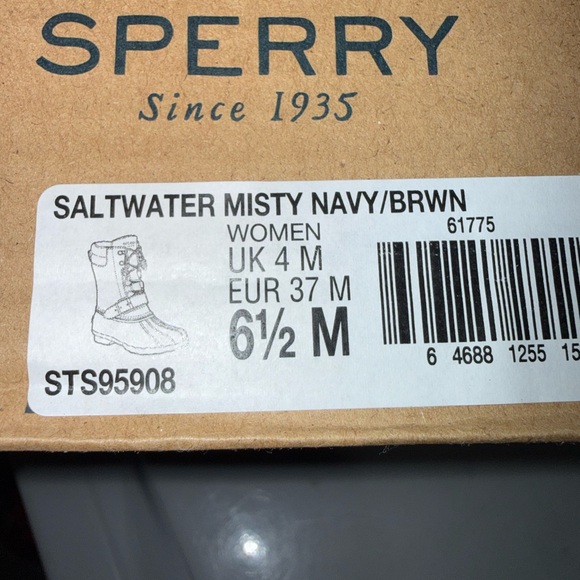 Sperry Brown and Blue Boots - Picture 8 of 8